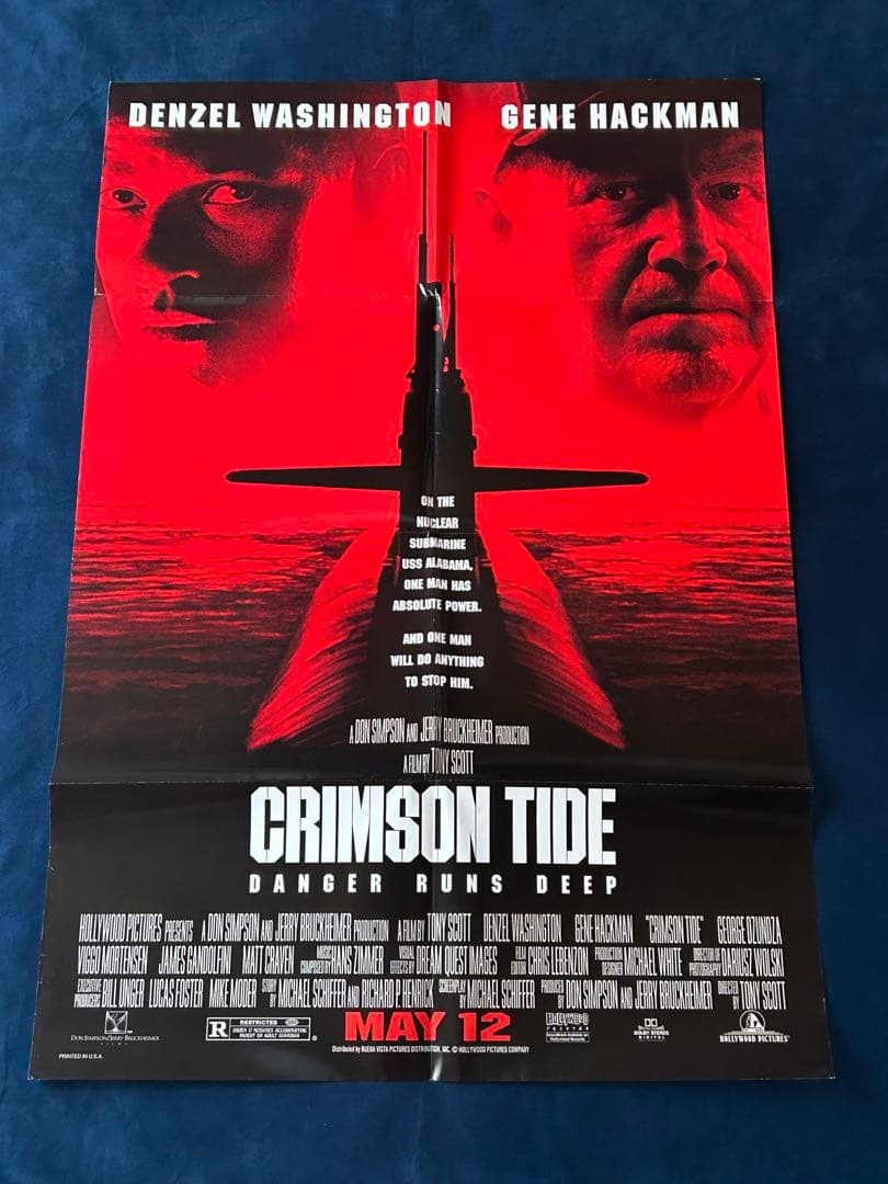 クリムゾン・タイド　USオリジナル映画ポスター