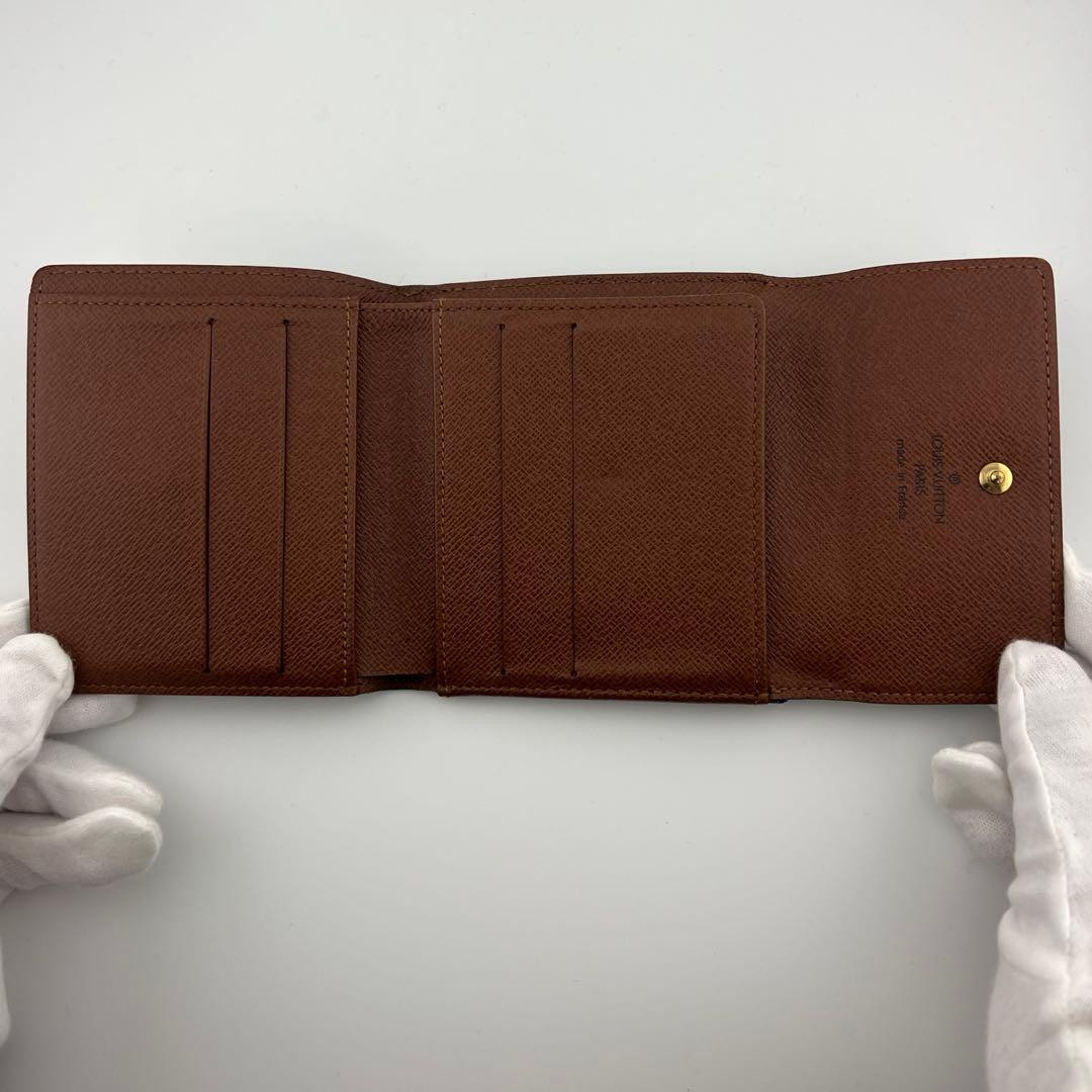 【美品】LOUIS VUITTON 三つ折りM61652 Ｗホック　ジャンク