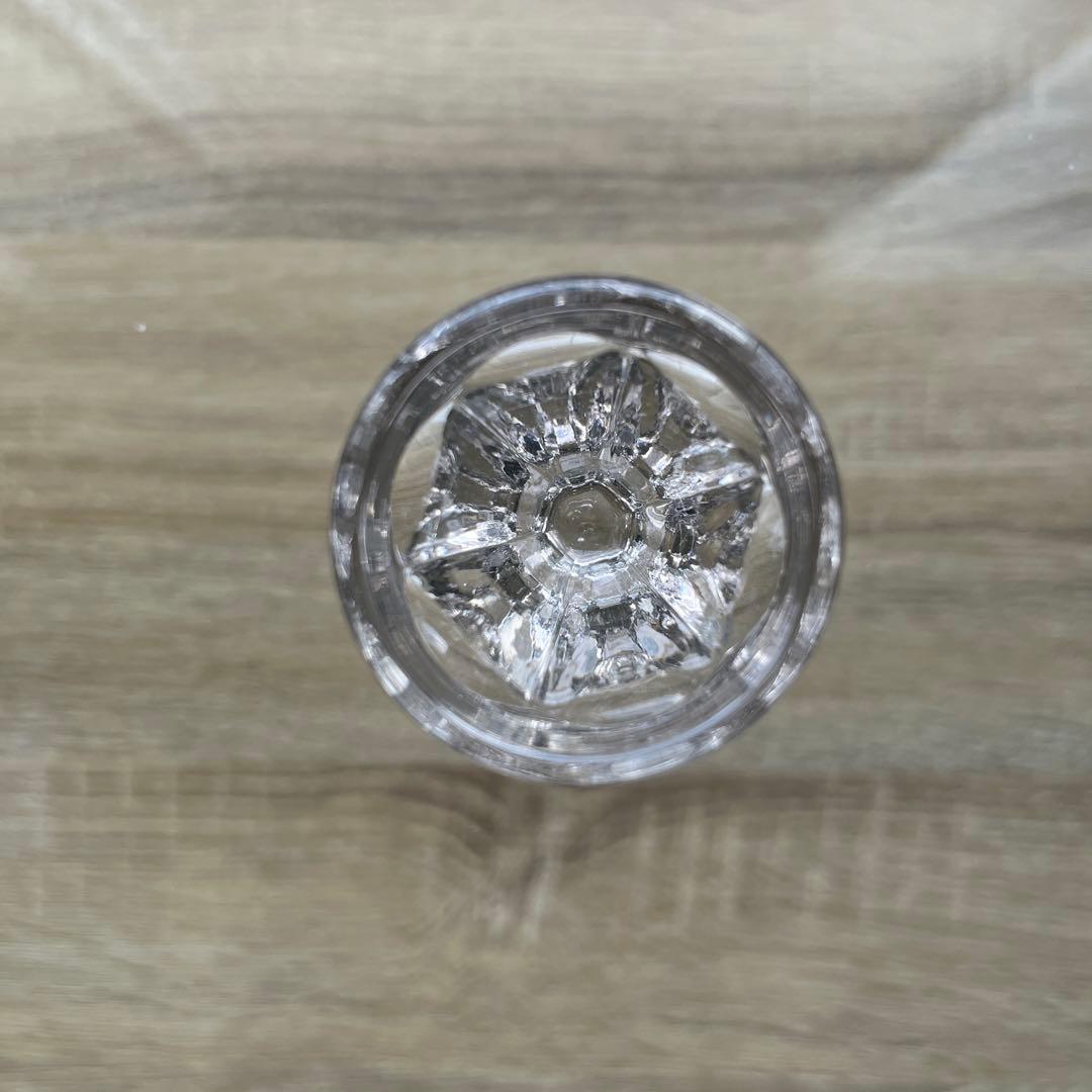 骨董　時代ガラス　厚底　トロンプルイユ　リキュールグラス　盃　酒器　ウラン①