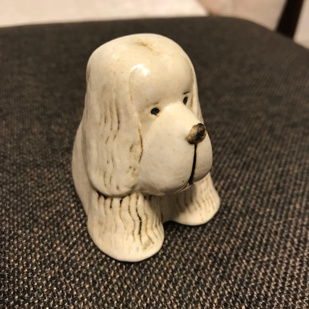 【希少】リサ・ラーソン スパニエル 陶器 置物