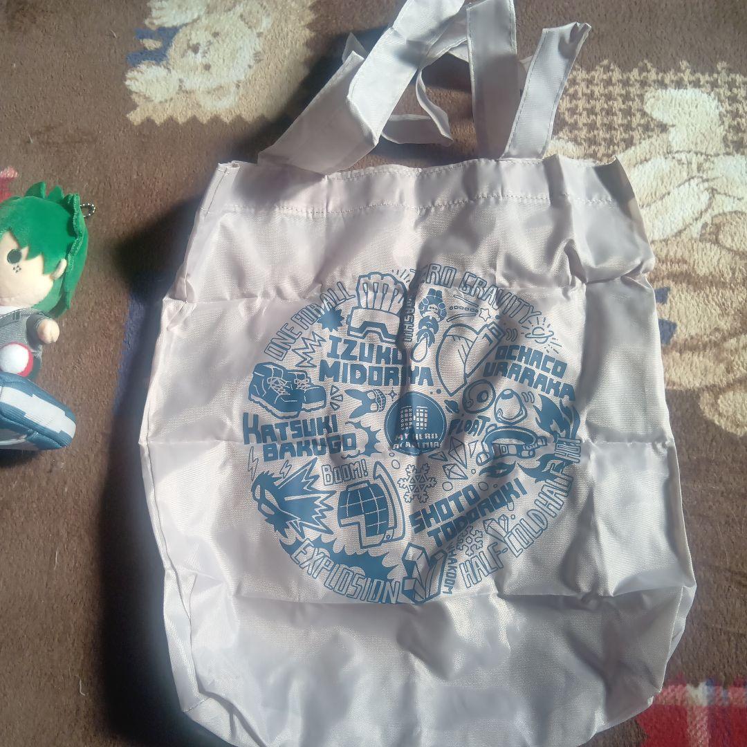 僕のヒーローアカデミア　緑谷　爆豪　エコバッグ付ぬいぐるみ　2点セット おまけ付