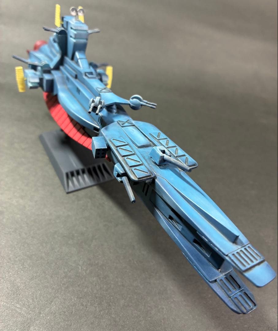 ガンプラ旧キット　サラミス改　塗装済み完成品