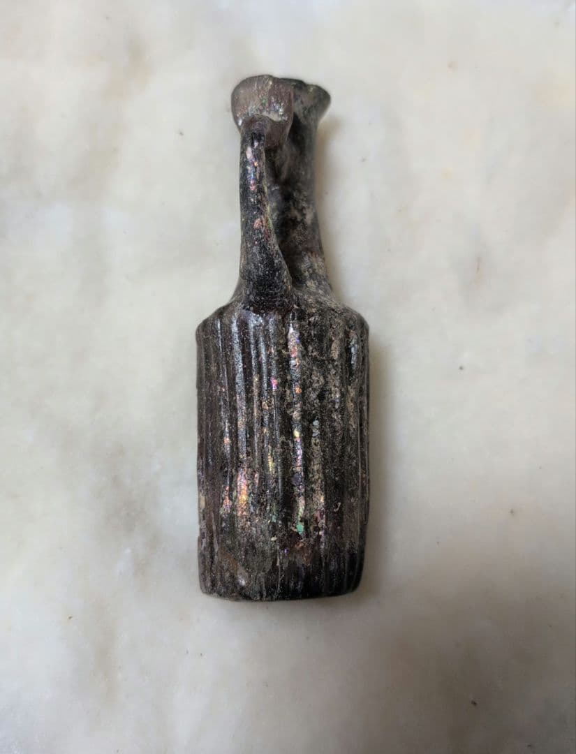 ローマングラス 壺型装飾品 小型