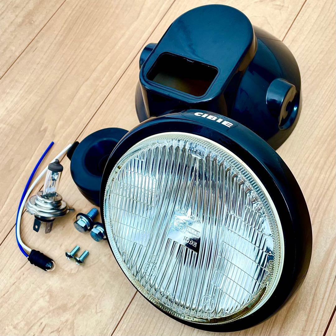 当時物 CIBIE シビエ 凹み ヘッドライト 160φ バブ マーシャル
