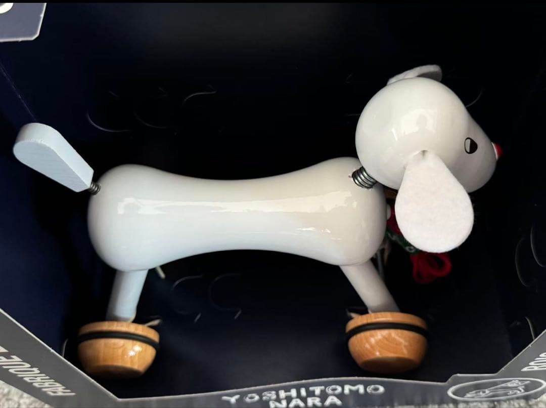 新品未使用　箱付き　奈良美智 置物　限定　希少　プルトイ dog ドッグ