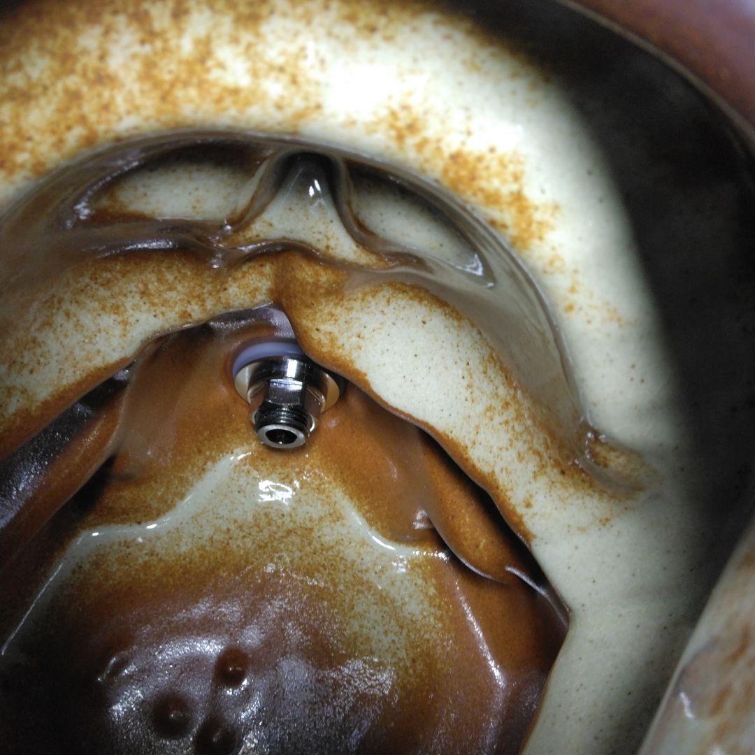 ⇩値下げしました！☆信楽焼たぬきの焼酎サーバー（福の刻印)