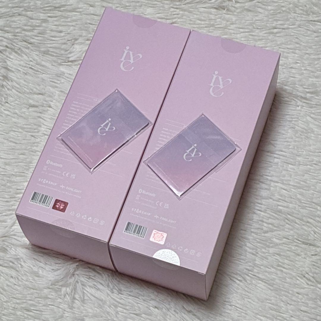 ２個セット　トレカ6枚付き IVE ペンライト ver.2 アイブ　新品未開封