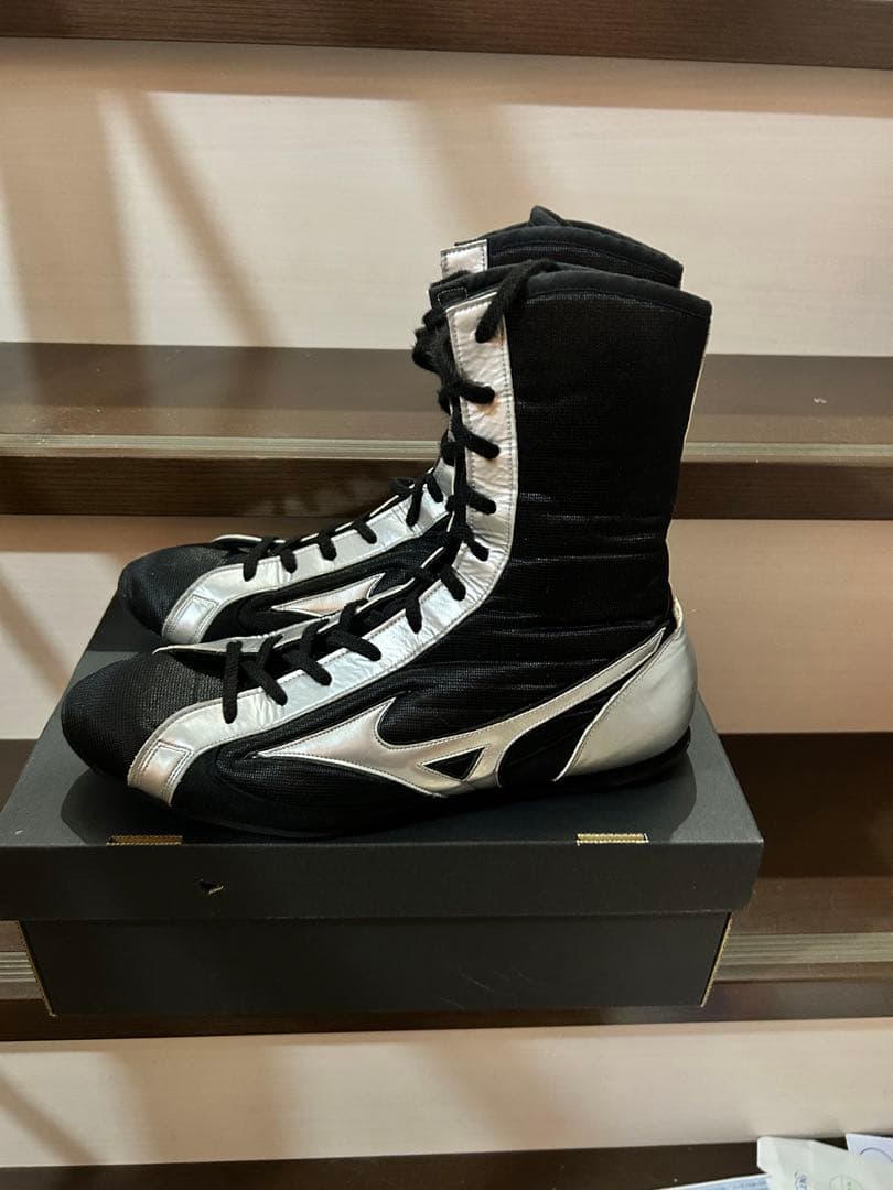 Mizuno ボクシングシューズ ブラック/シルバー