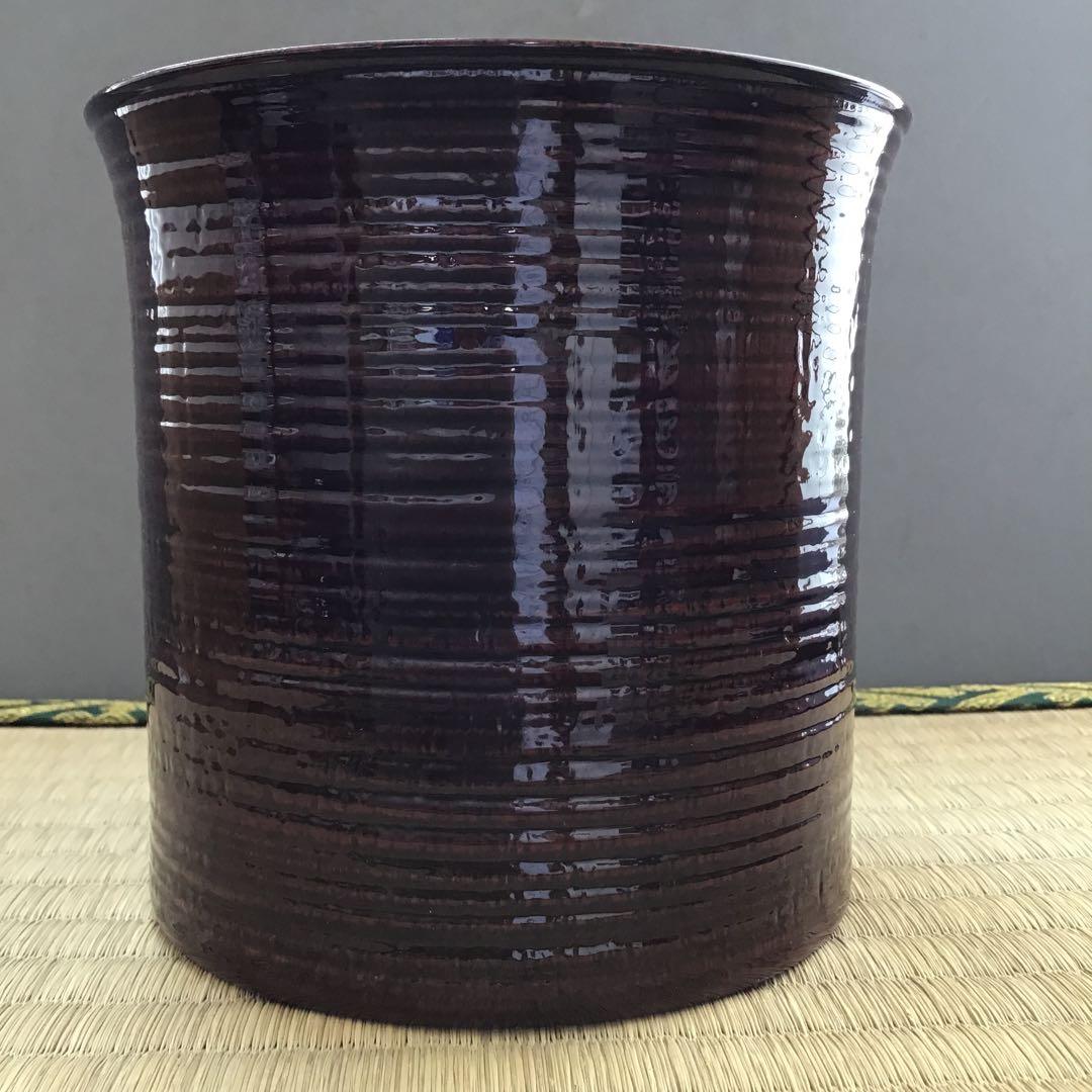 茶道具　竹節　棒ノ先建水　張貫師　村瀬玄之作　葆光斎書付　共箱　S125KS