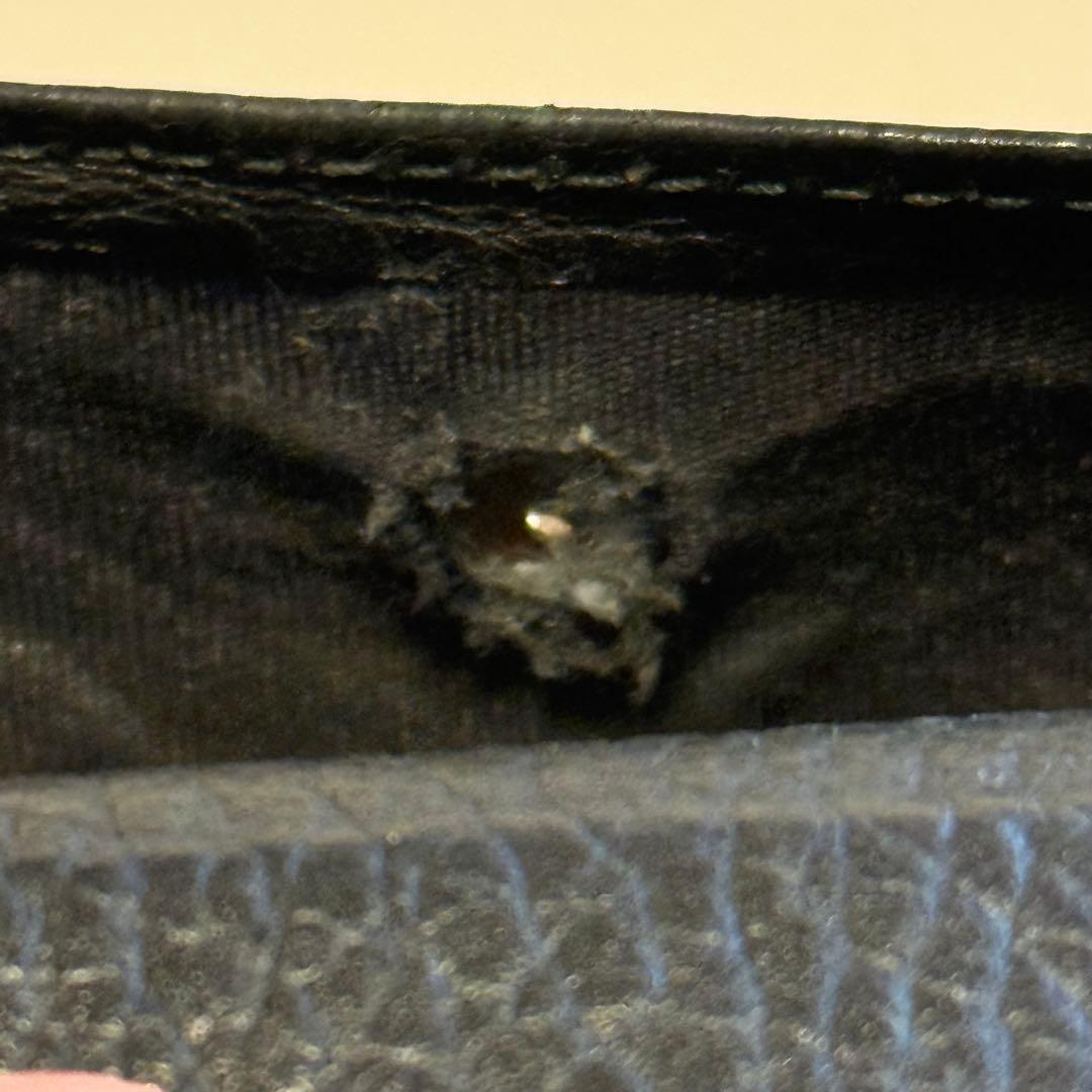 GUCCI グッチ GGマーモント コンパクト 三つ折り財布 ミニ財布 黒