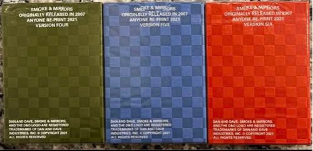 ANYONE x D&D SMOKE AND MIRROR 新品3個セット