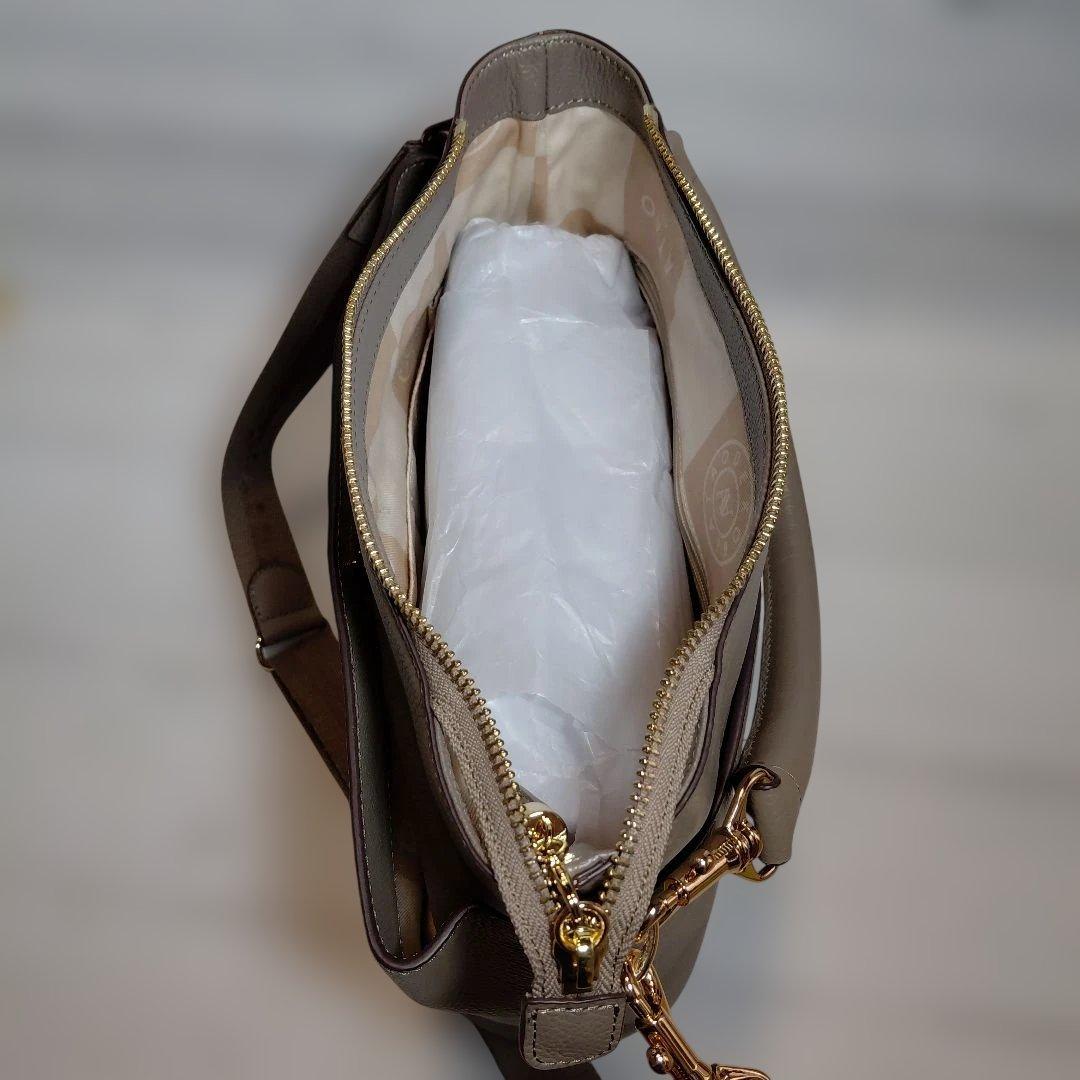 週末セール　美品　ATAO アタオ ウィークエンド 2way ショルダー トープ