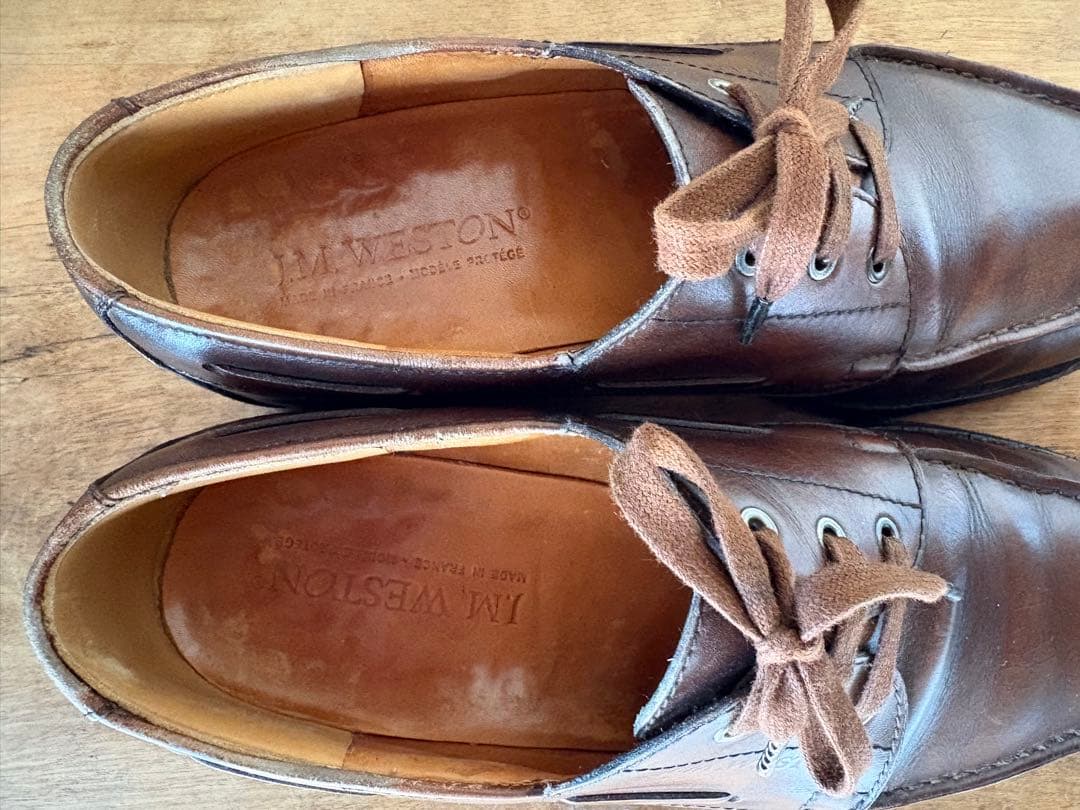 J.M. WESTON Yachting derby ウエストンヨット5ハーフD