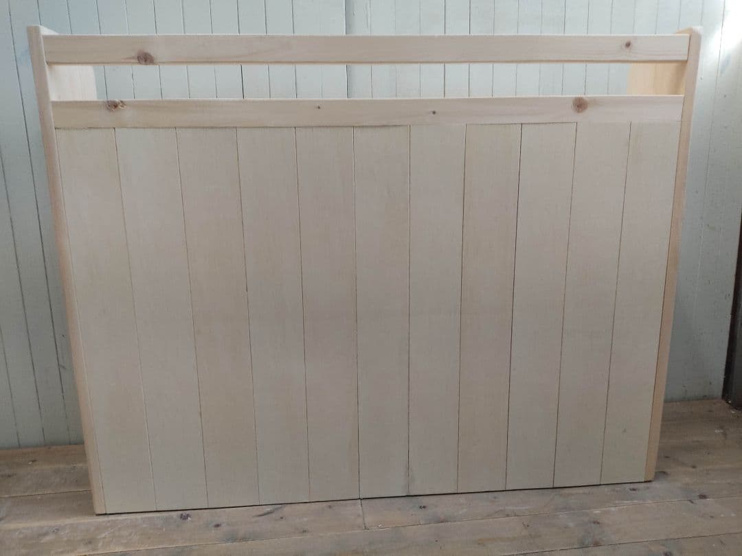 1点限りの超特価！即発送！キャスター付きローキャビネット 無塗装-A