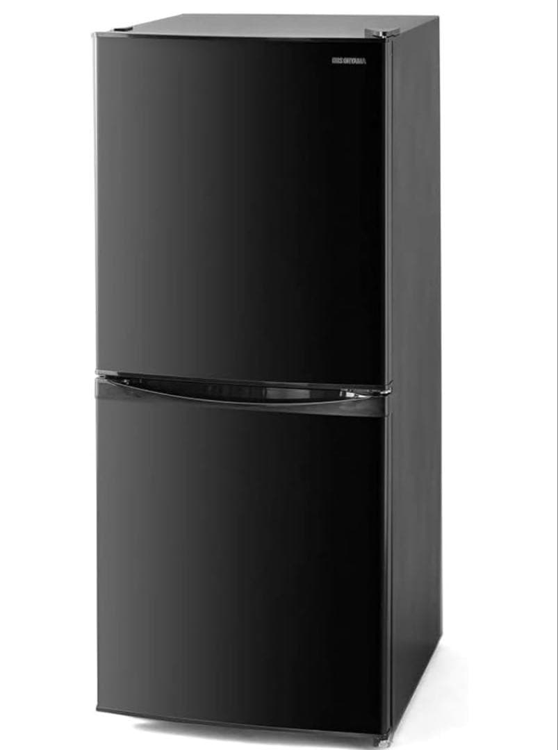 【良品】アイリスオーヤマ　142L ブラック 冷蔵庫