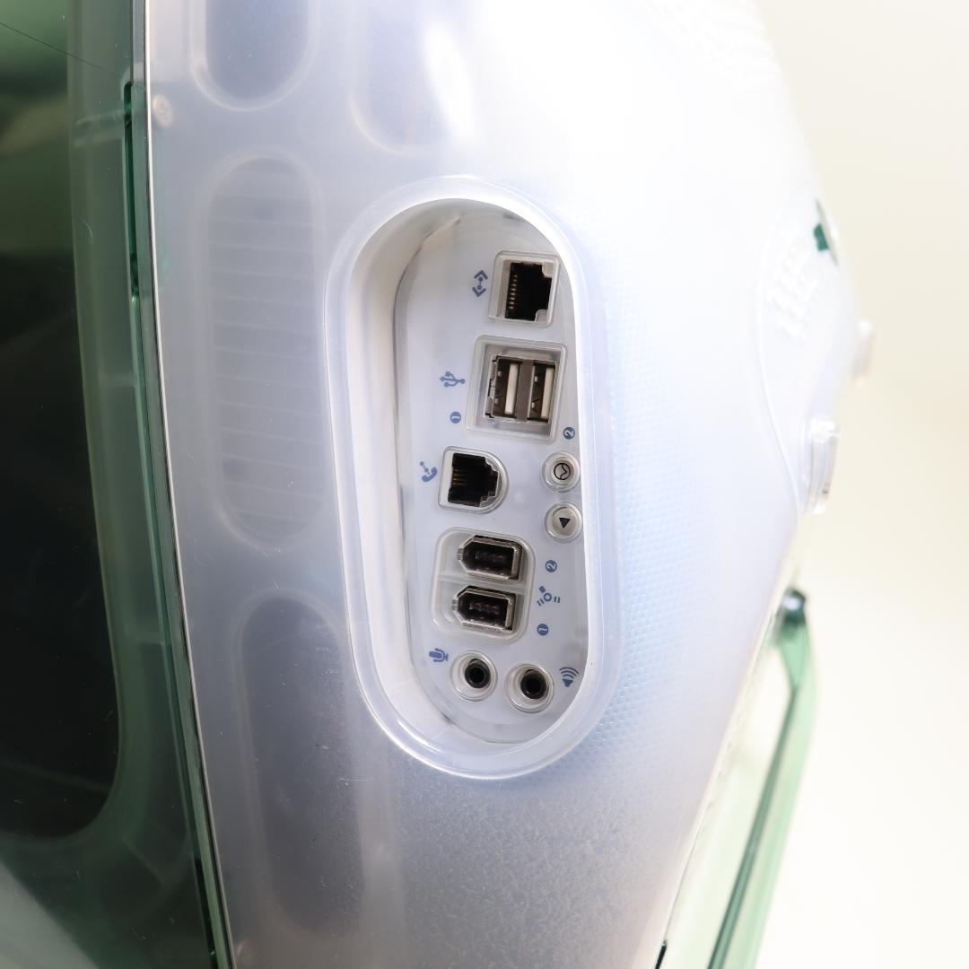 初代iMac スケルトン 電源コード ジャンクキーボード付属 　D-96