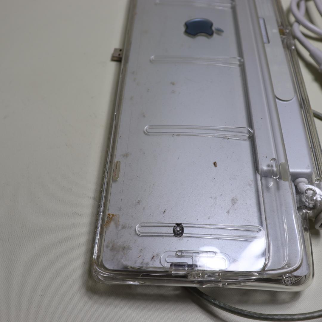 初代iMac スケルトン 電源コード ジャンクキーボード付属 　D-96