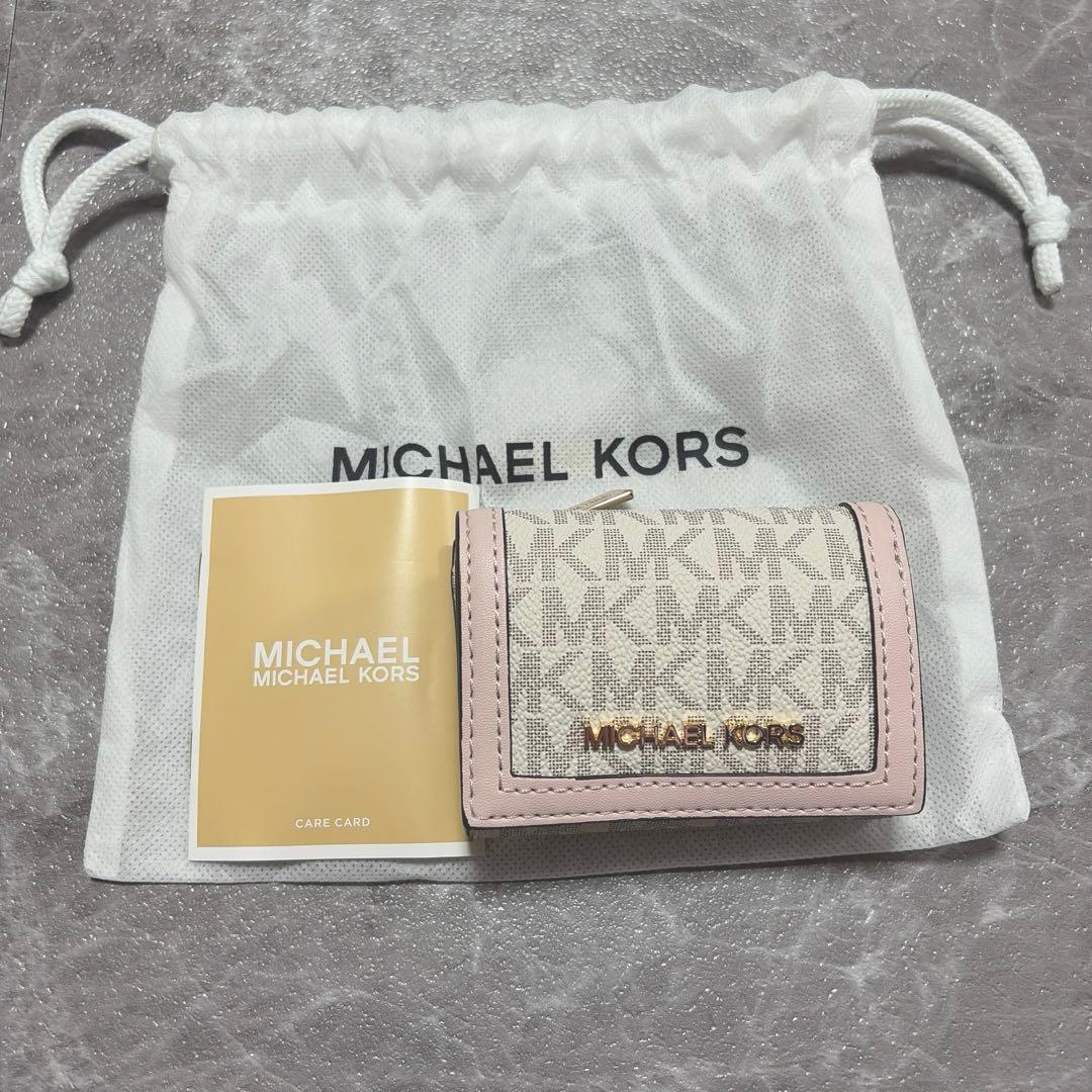 ホ*ン様 新品MICHAEL KORS マイケルコース 三つ折り財布