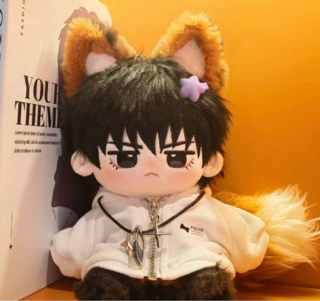 スラムダンク　ぬいぐるみ　流川楓　20cm 着せ替え slam dunk