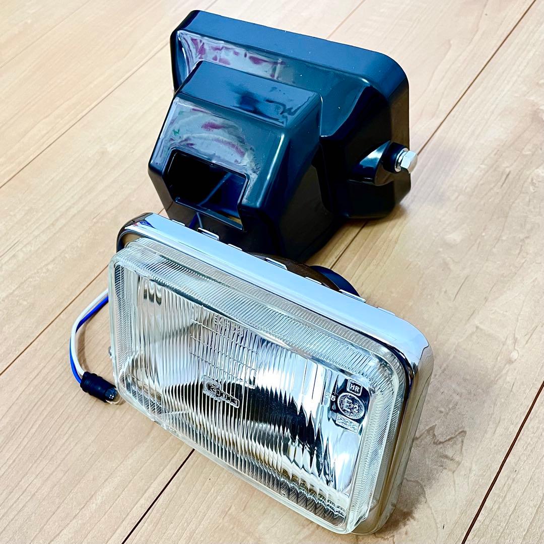 訳あり シビエ CIBIE 角型 ヘッドライト 当時物 角目 マーシャル