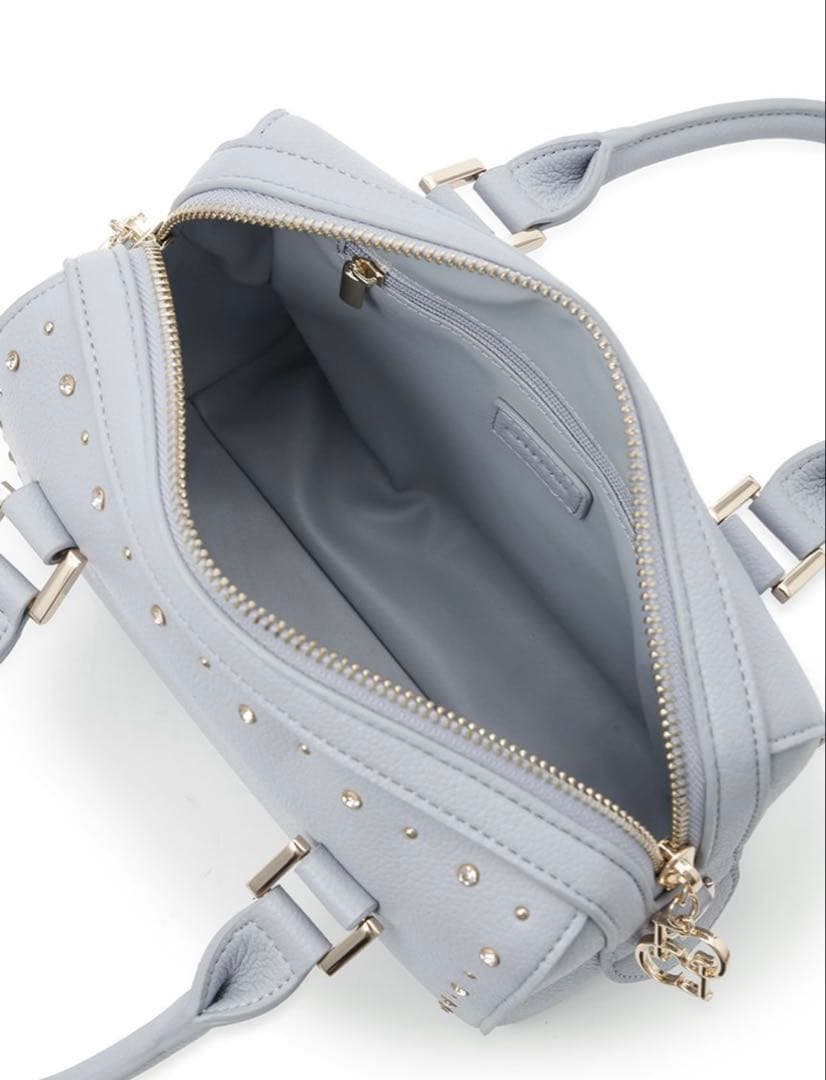 【美品】CELFORD リュタン ビジュースタッズボストンバッグ SAX