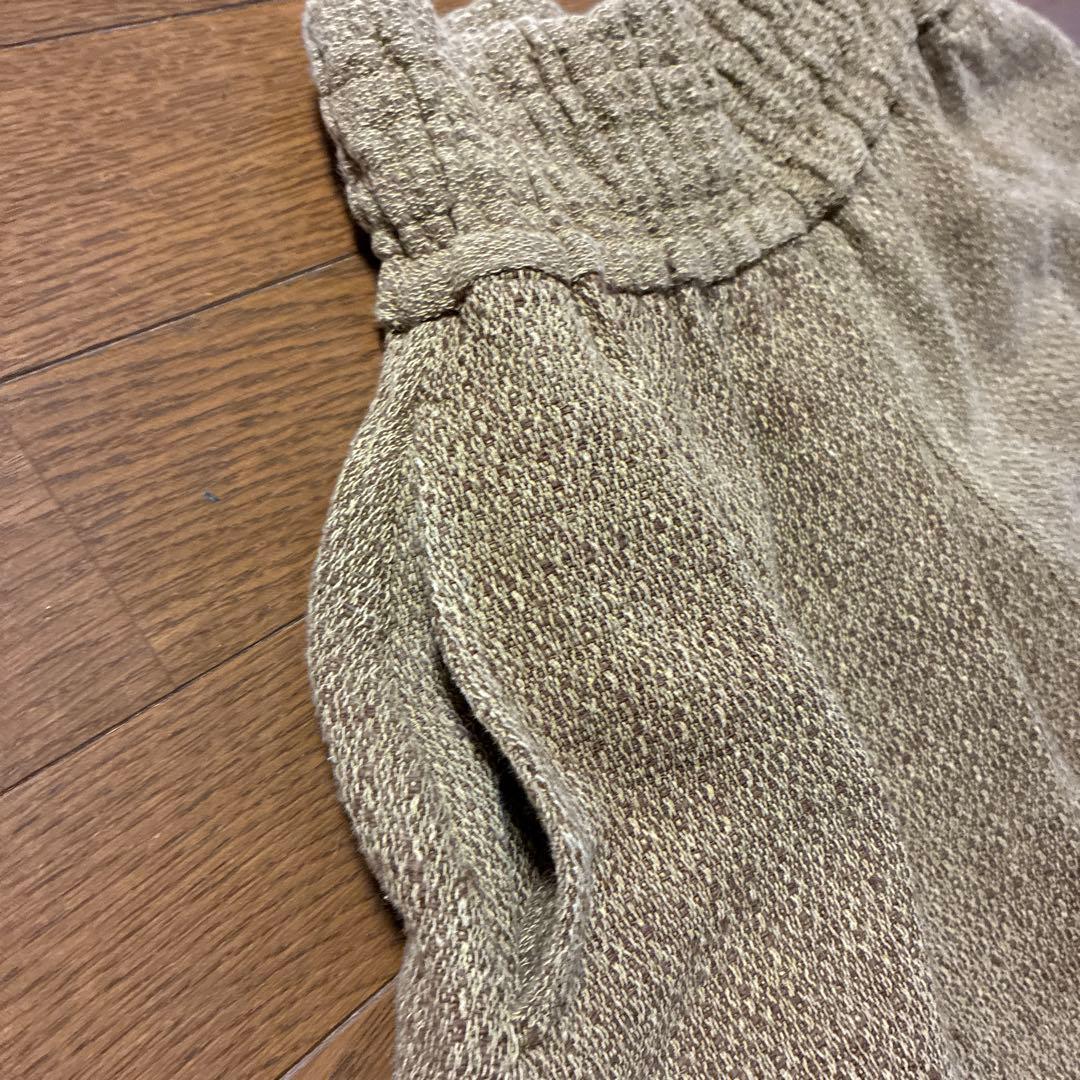 美品 【うさと】 さとううさぶろう usaato 変形 パンツ 草木染め 手織り