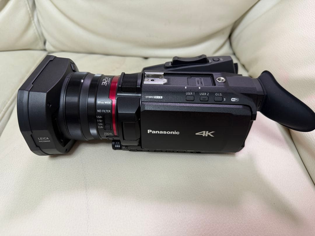 Panasonic 4K ビデオカメラ HC-X1500 展示品　美品