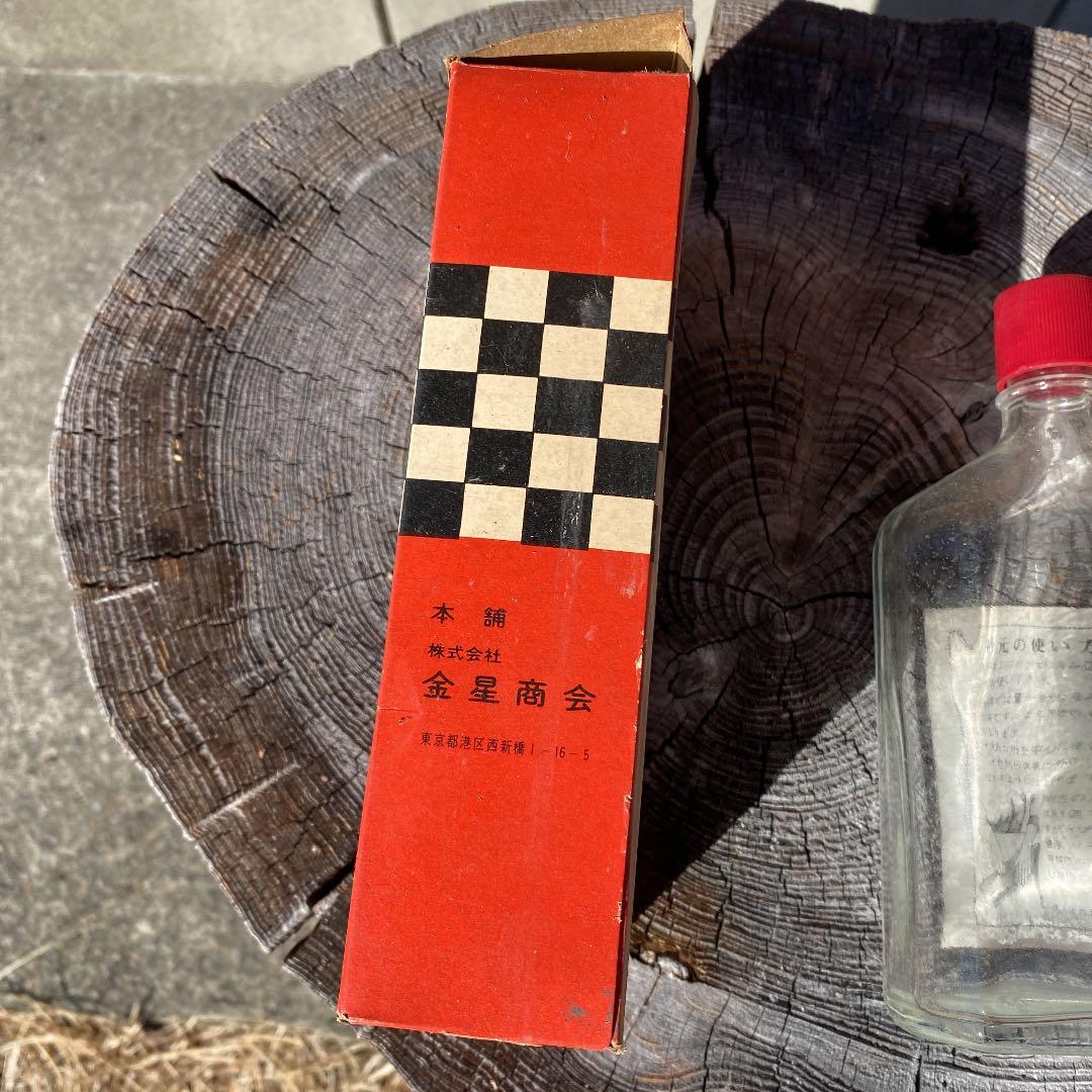 襟元　昭和レトロポップ　空き瓶　空箱　金星商会　薬瓶