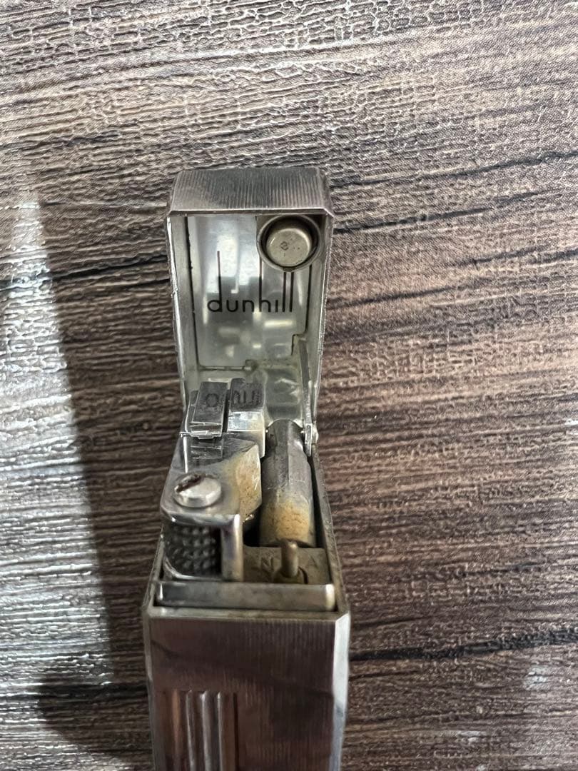 dunhill ダンヒル　ライター　シルバー　銀　レア　ガス