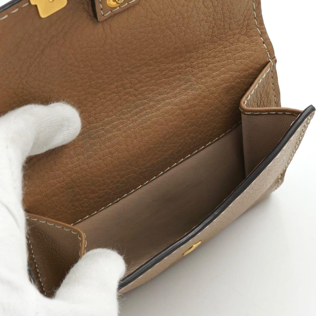 ✨極上美品・箱保存袋付き✨　Chloe クロエ　三つ折り　マーシー　チャーム