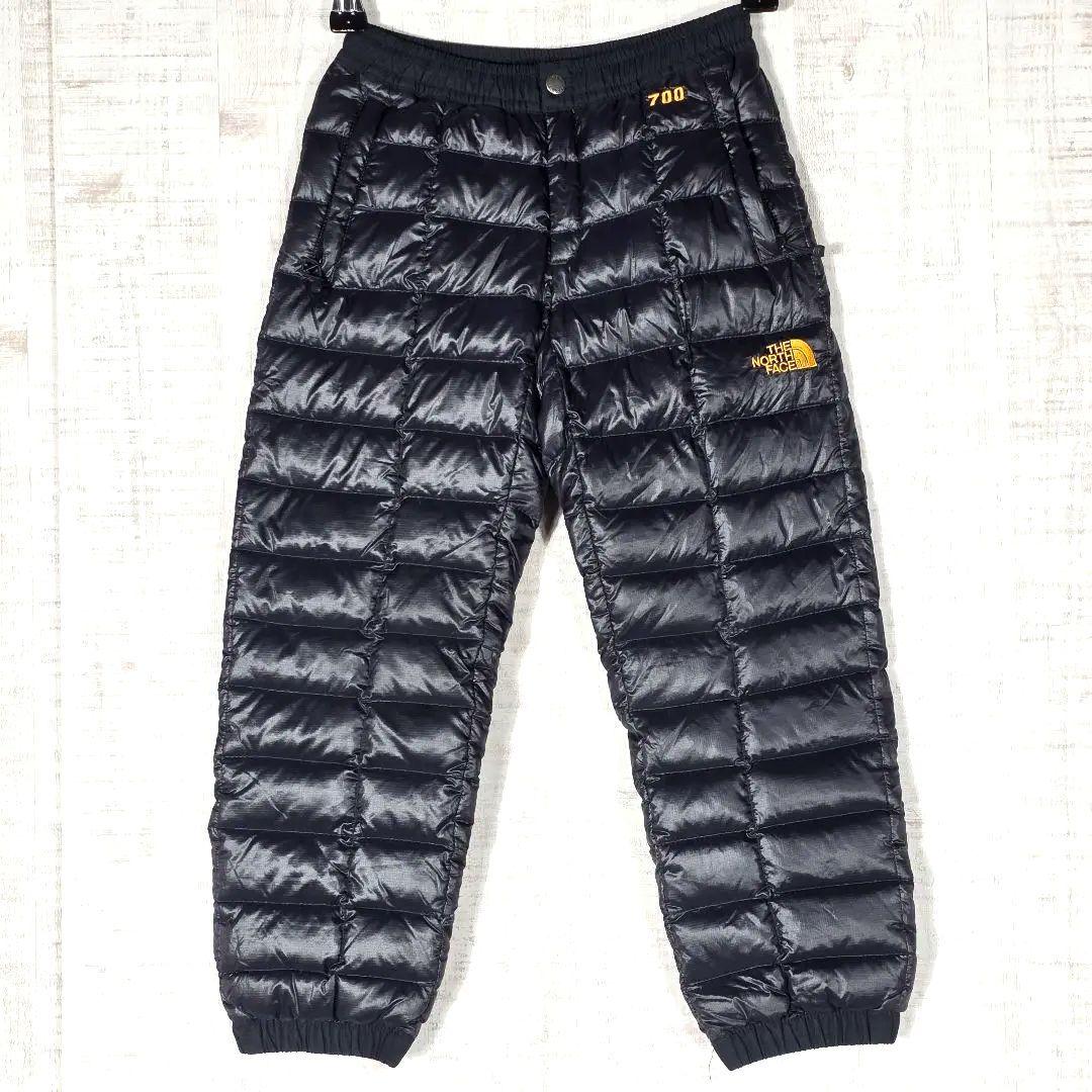 美品✨️希少✨️ノースフェイス ヌプシ ダウンパンツ 700フィル 黒 110
