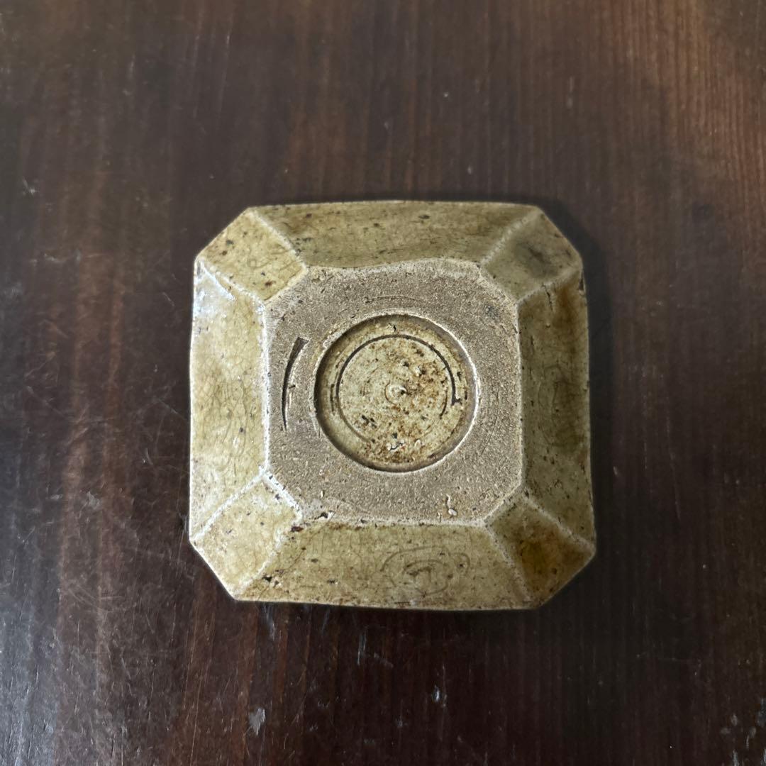 時代黄瀬戸小皿　5点　豆皿　美濃　瀬戸　酒盃　骨董　アンティーク　古道具　李朝