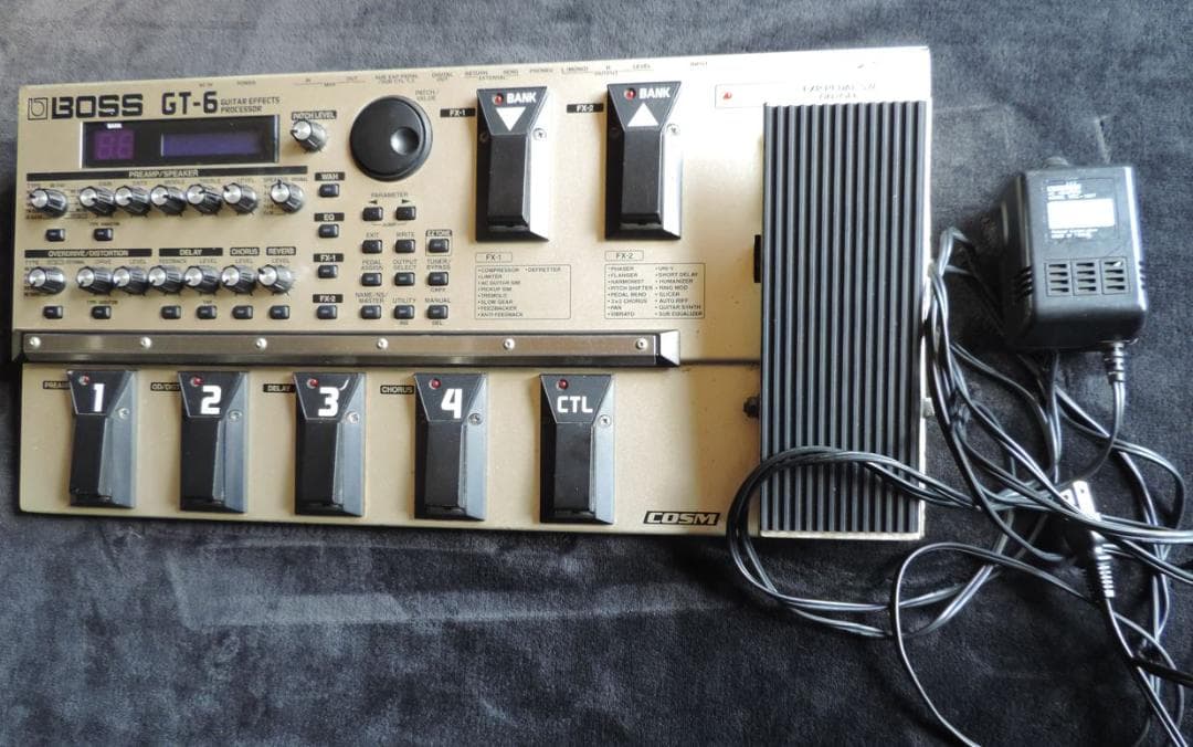 「たかはしまさつぐ」BOSS GT-6 マルチエフェクター