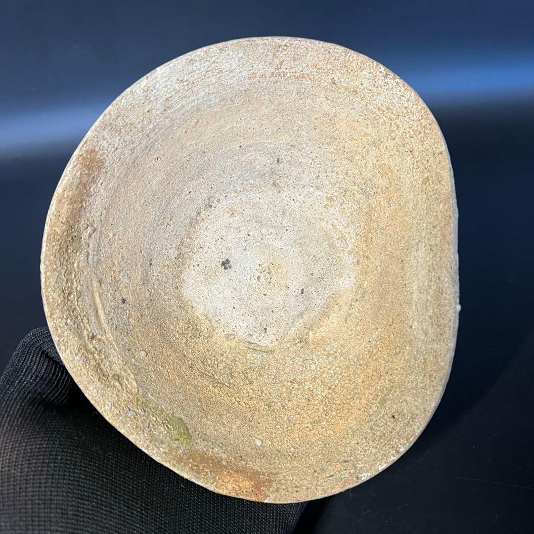 平安末期〜鎌倉初期 山茶碗｜茶道具 古陶 数寄者好み ビードロ景色◎古美術庵々