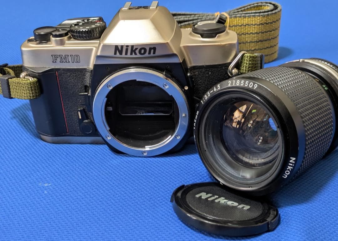 値下！極上美品 往年の名機 nikon FM10 & 軽めの望遠 35-105