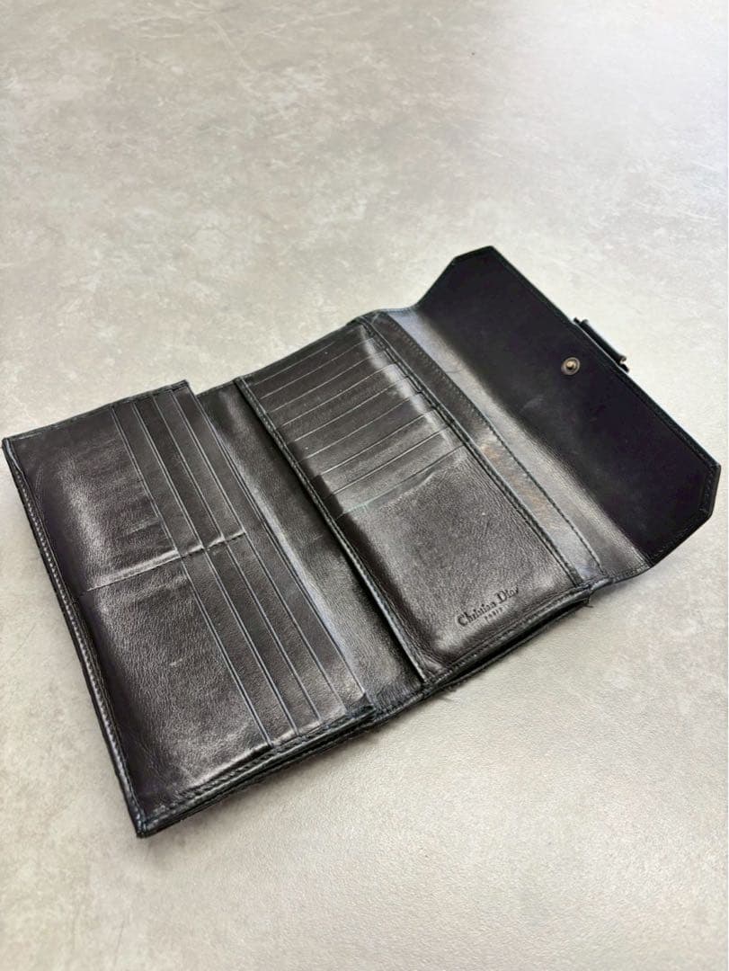 Dior 二つ折り財布 ブラック