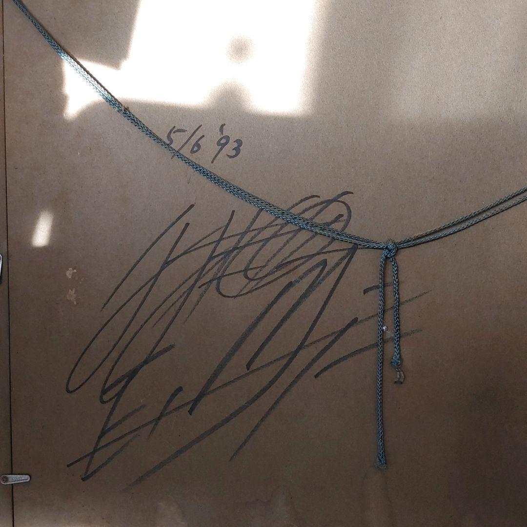 小*ん様 鈴木英人サイン入り 「スピードスターと過ごす正午」 シルクスクリーンア