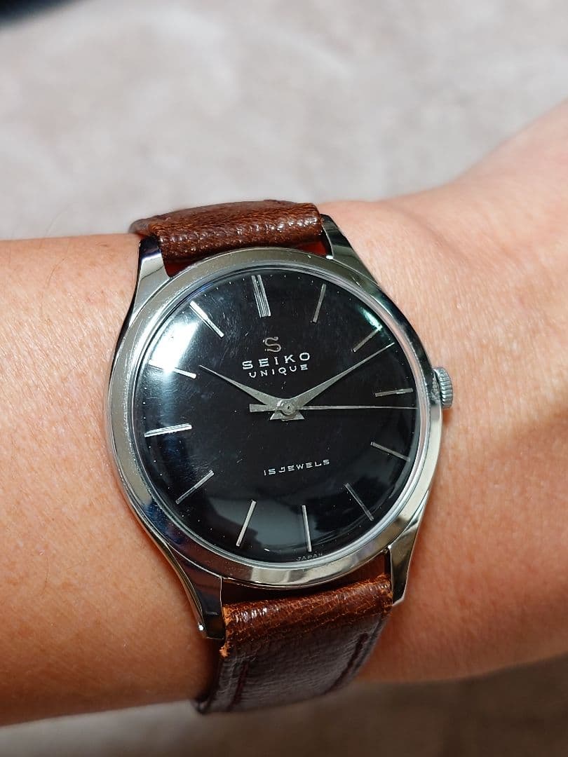 SEIKO UNIQUE （セイコー ユニーク）ミラーダイヤル 手巻き 訳あり