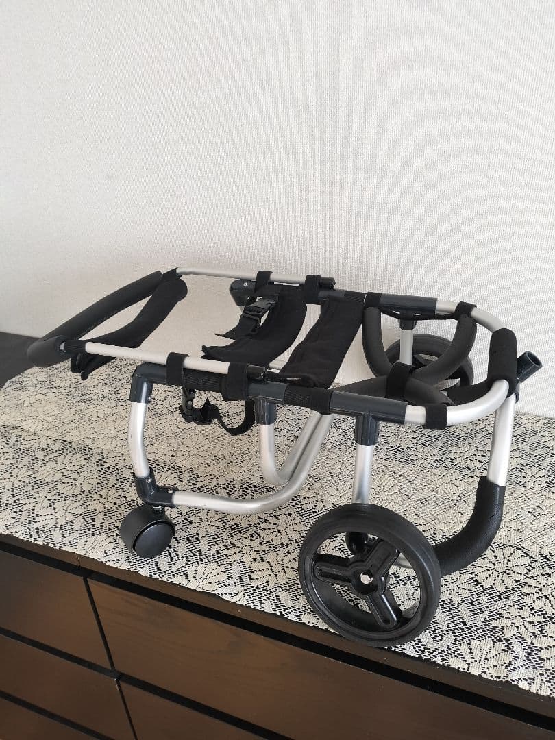 犬用 歩行器 アルミ製 超軽量 顎乗せ付き フレブル、柴犬