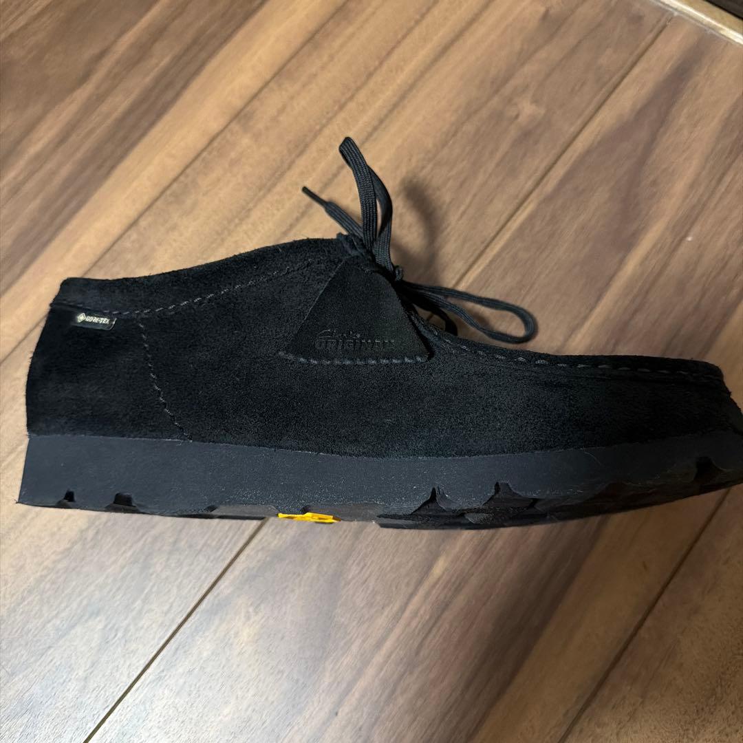 クラークス　ワラビー ゴアテックス ブラック