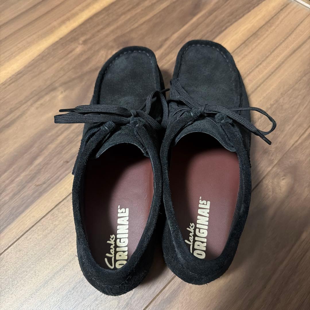 クラークス　ワラビー ゴアテックス ブラック