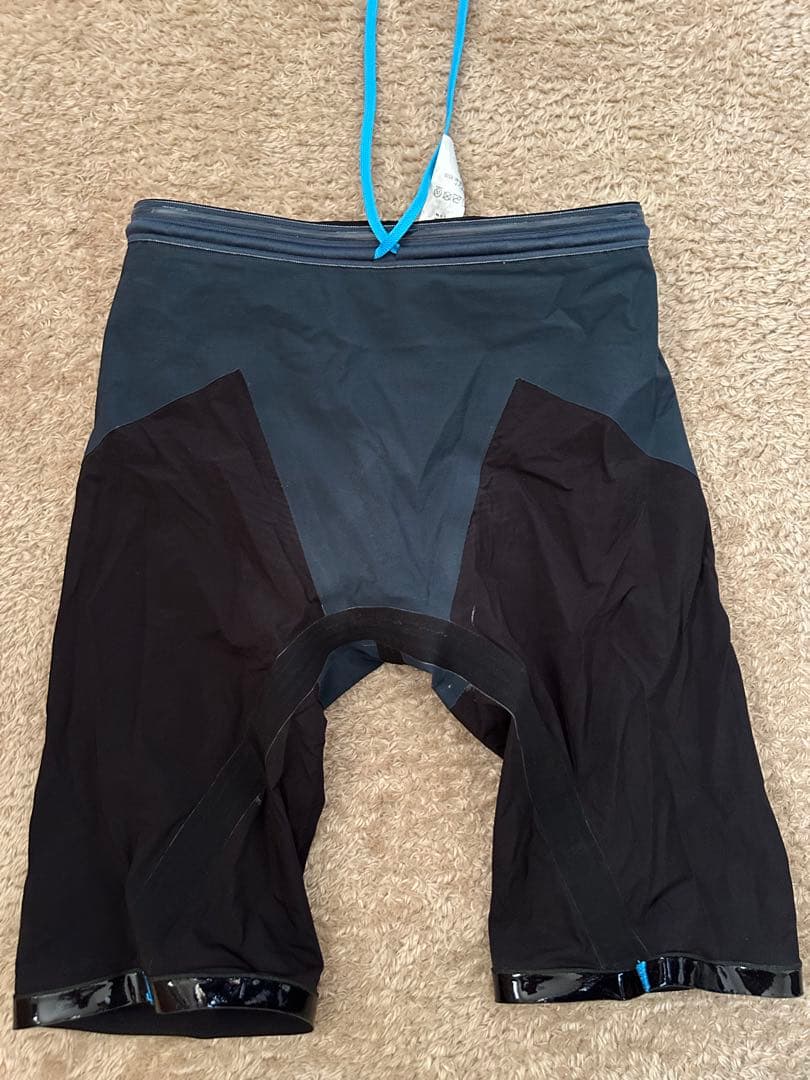 arena AQUAFORCE STORM 競泳水着 黒/青　s