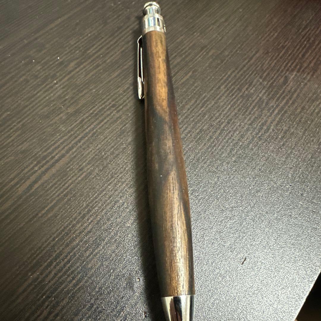 工房楔 黒柿孔雀杢 極上杢 0.5mmシャープペンシル