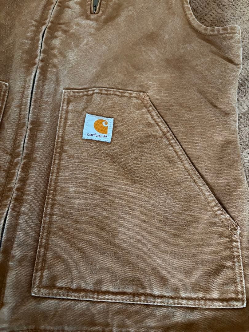 Carhartt 裏ボア ダックベスト M
