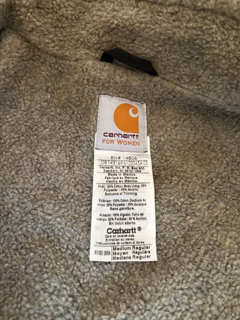 Carhartt 裏ボア ダックベスト M