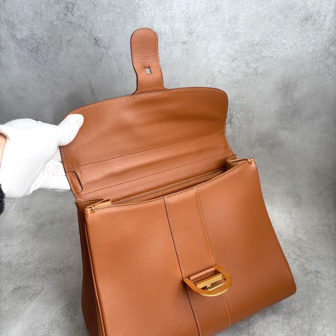 値下げ済み!DELVAUX ブリヨンMM 2way ハンドバッグ ストラップ付き