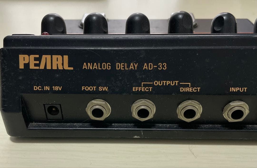 名機　PEARL アナログディレイ AD-32 通電化　動作未確認　ジャンク