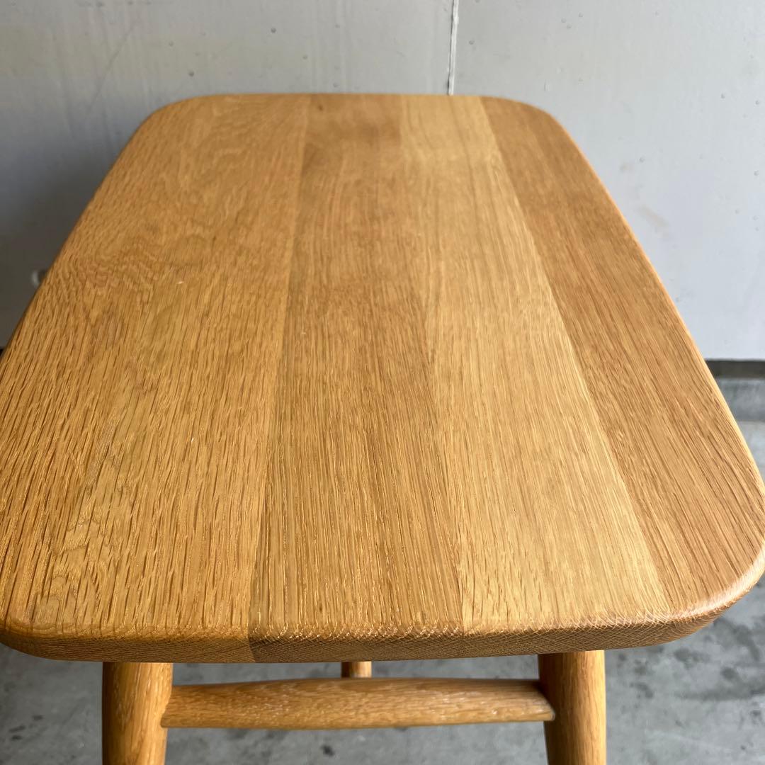 美品・廃盤希少★無印 オーク材スツール・丸脚 リアルファニチャー