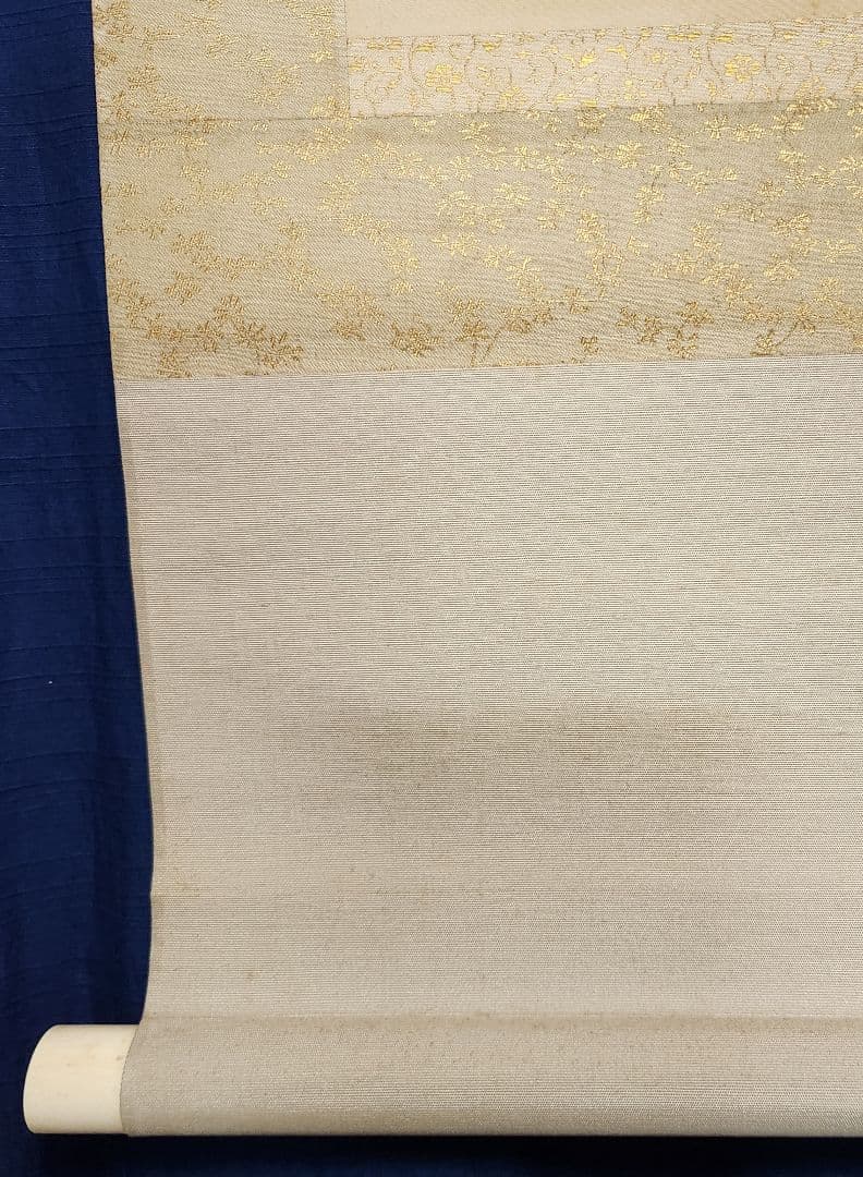 【洛北夏晨図】林文塘 1001 京都洛北夏朝 掛け軸 共箱 二重箱　肉筆