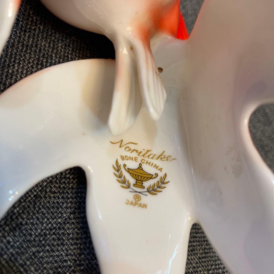 NORITAKE ノリタケ オールドノリタケ ボーンチャイナ 金魚 置物